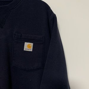 Men’s Carhartt navy blue crewneck sweater